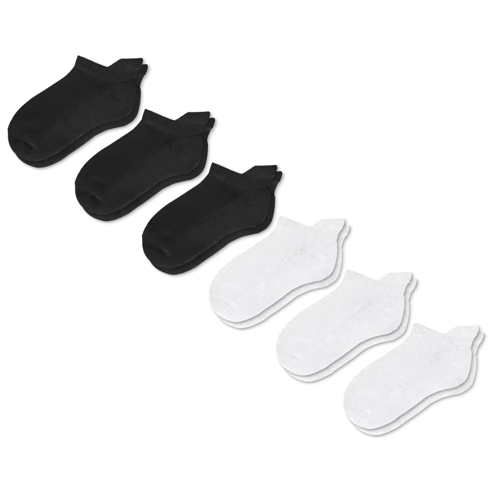 Basics Ankle Socks Bundle 6-Pack