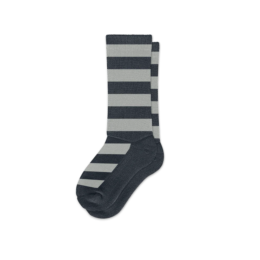 Black Grey EasyStretch™ Socks - Image 2