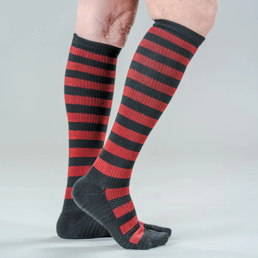 Black Red Compression Socks - Image 3