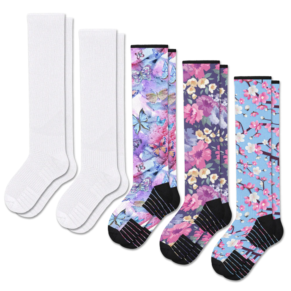 Blooming Brights Compression Socks Bundle 5-Pack