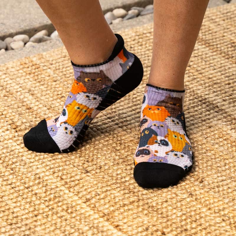 Cat Lovers Ankle Compression Socks 3-Pack Bundle - Image 4