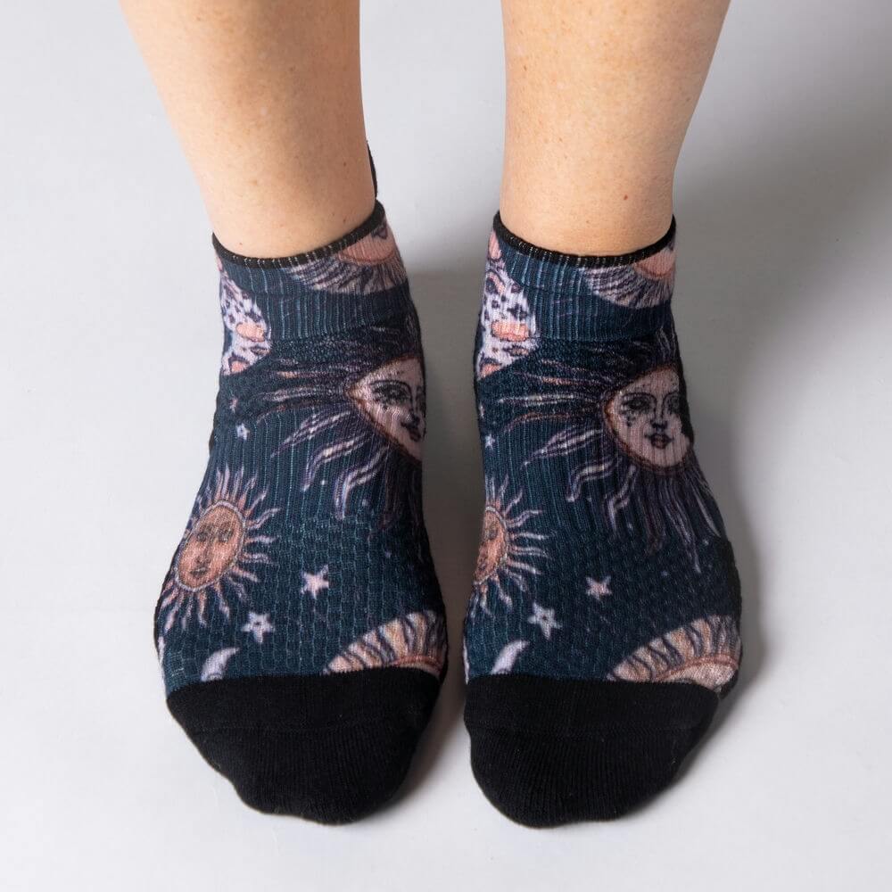 Celestial Moon Ankle Compression Socks - Image 2