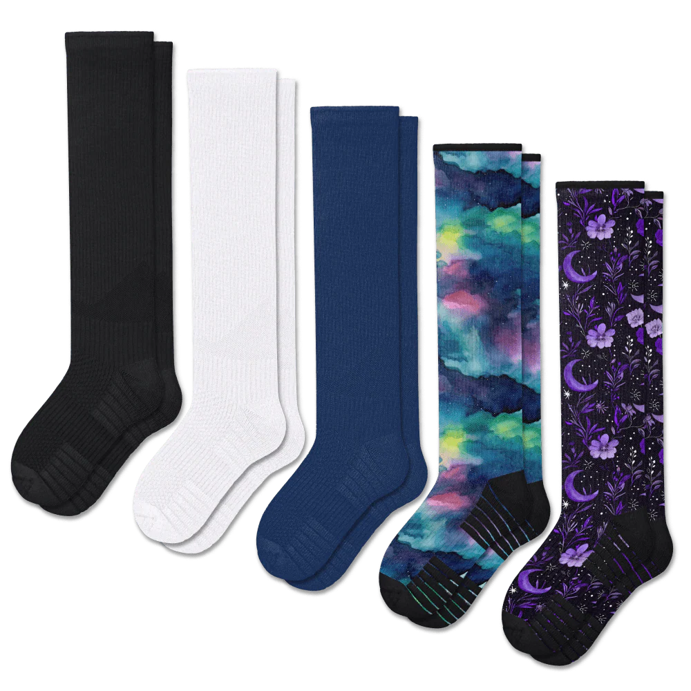 Cosmic Classics Compression Socks Bundle 5-Pack