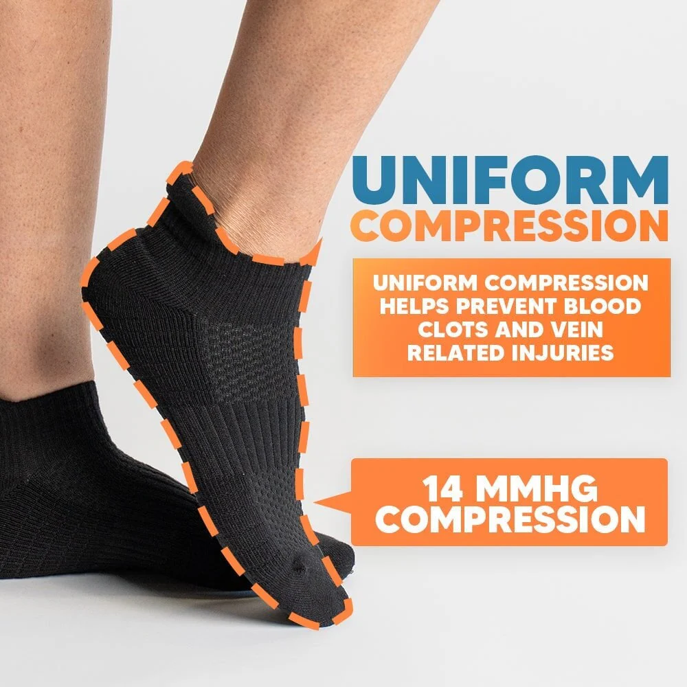 Flower Power Ankle Compression Socks Bundle 3-Pack - Image 7