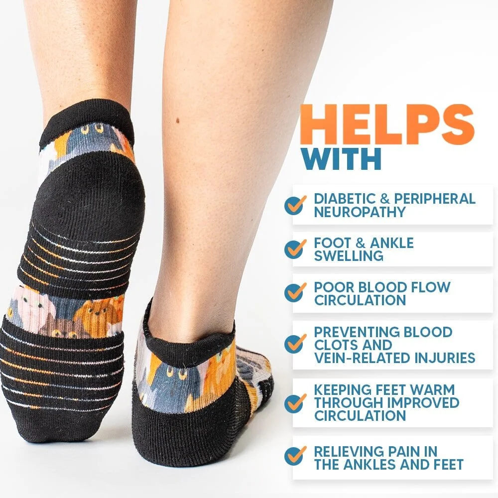 Gray Ankle Compression Socks - Image 7