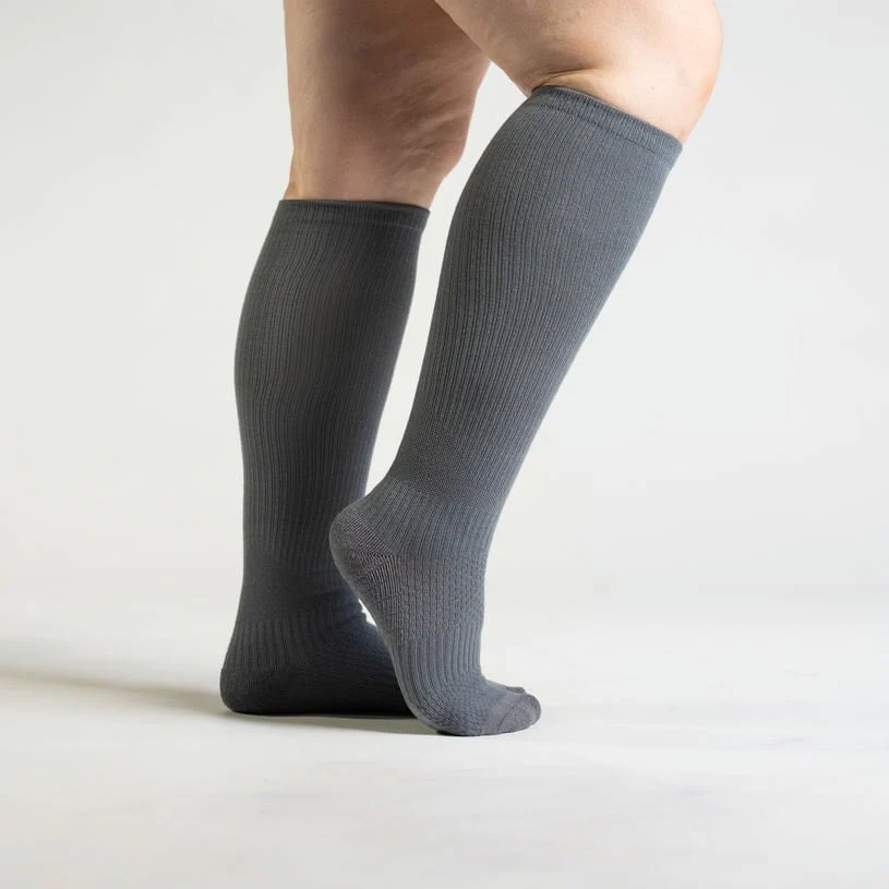 Gray Compression Socks Bundle 6-Pack - Image 3