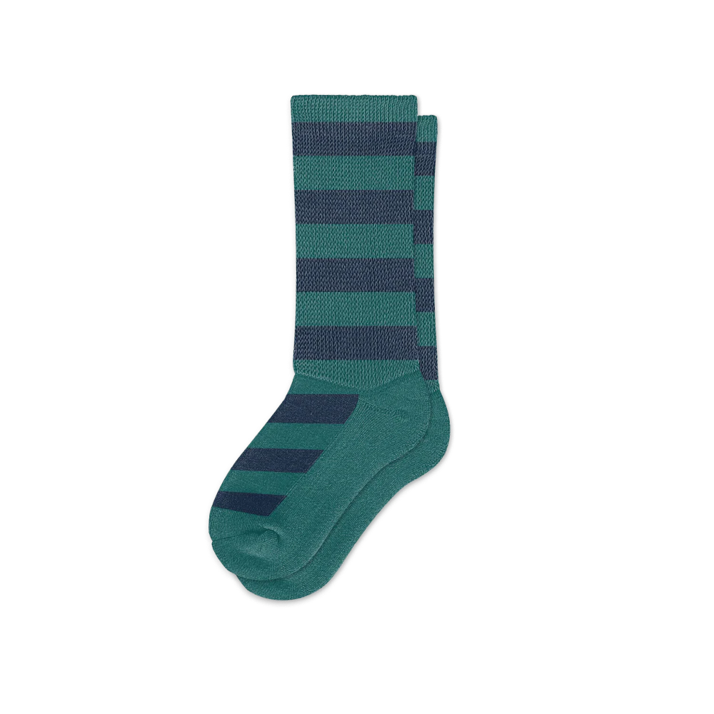 Green Navy EasyStretch™ Socks - Image 2