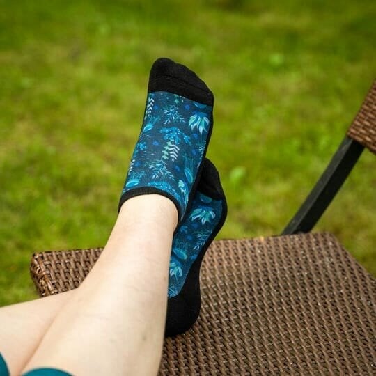 Jellyfish Blues Ankle Socks - Image 5