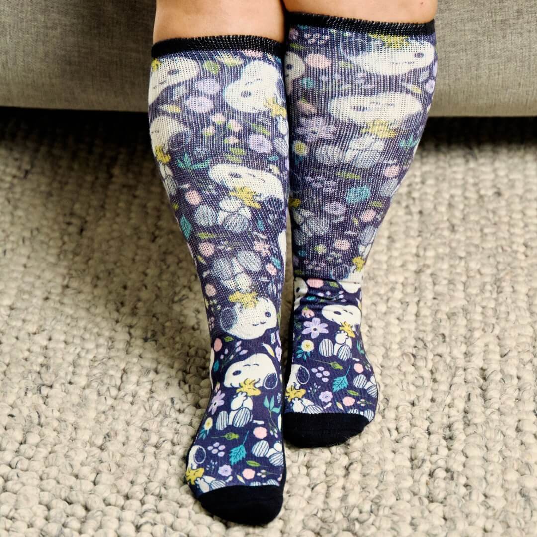 Live Laugh Snoopy EasyStretch™ Socks Bundle 3-Pack - Image 3