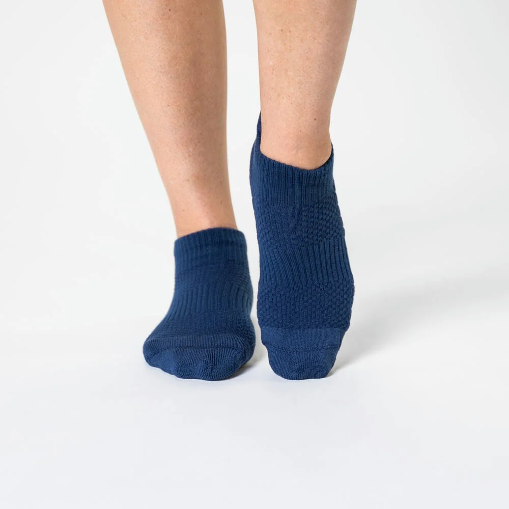 Navy Blue Ankle Compression Socks Bundle 6-Pack - Image 2