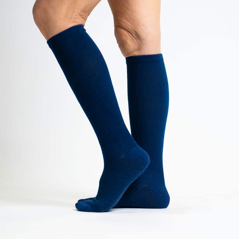 Navy Blue Compression Socks - Image 3