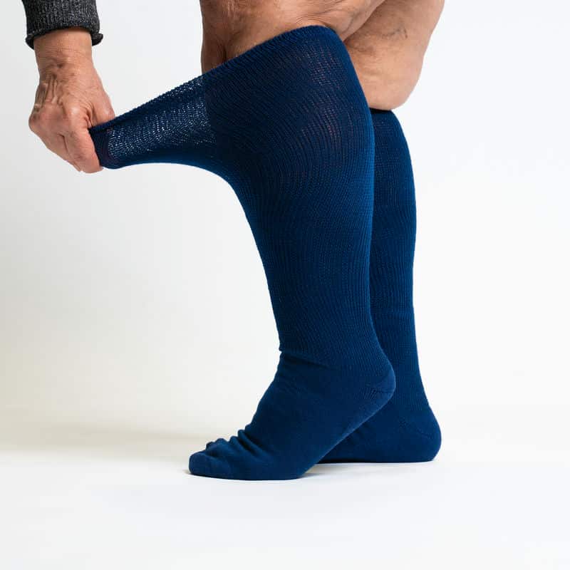 Navy Blue EasyStretch™ Socks - Image 4