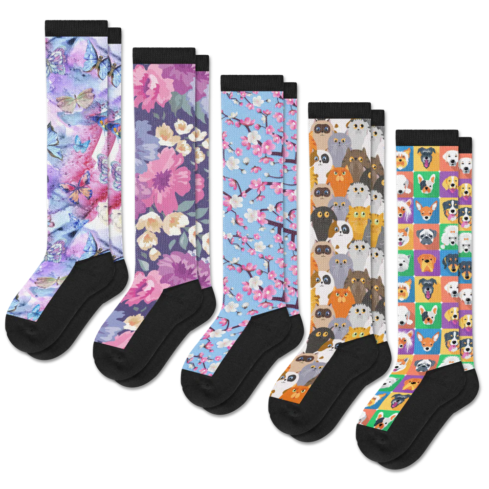 Pet Garden EasyStretch™ Socks Bundle 5-Pack