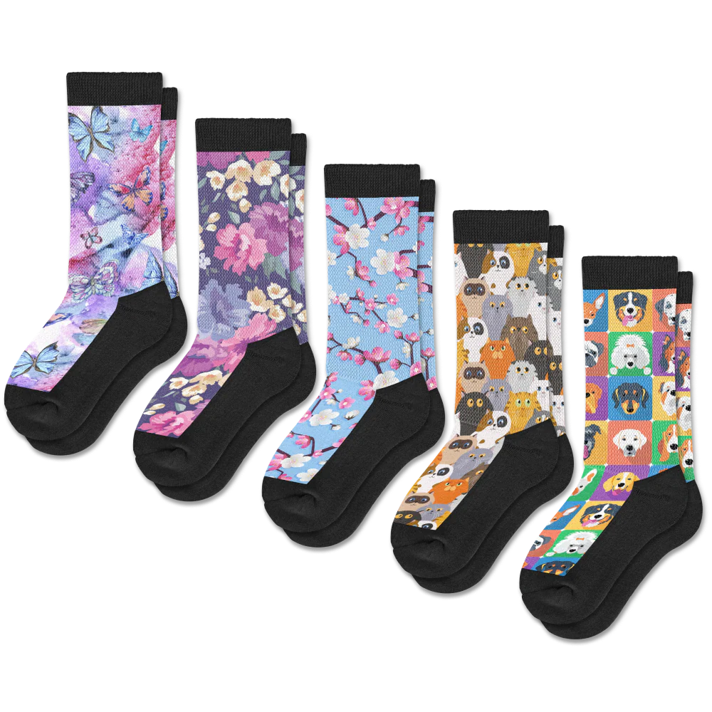 Pet Garden EasyStretch™ Socks Bundle 5-Pack - Image 2