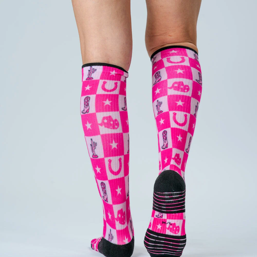 Pink Rodeo Compression Socks - Image 4