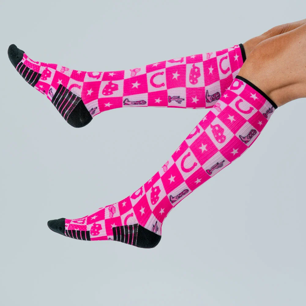 Pink Rodeo Compression Socks - Image 5