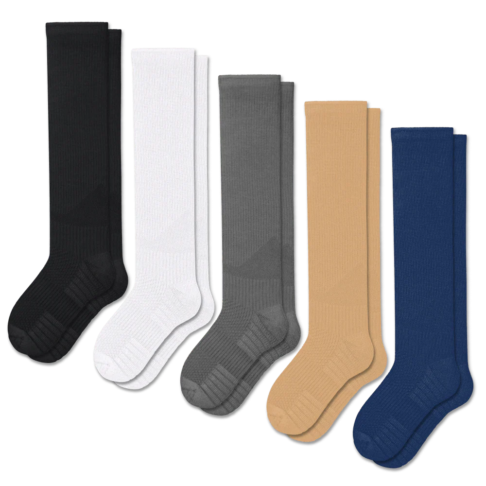 Solid Essentials Compression Socks Bundle 5-Pack