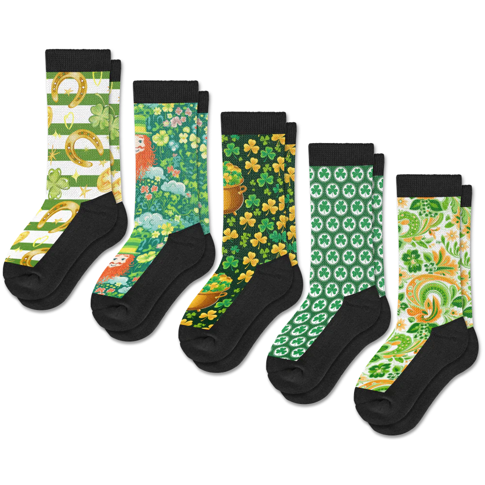 St Paddy's EasyStretch™ Socks 5-Pack Bundle - Image 2
