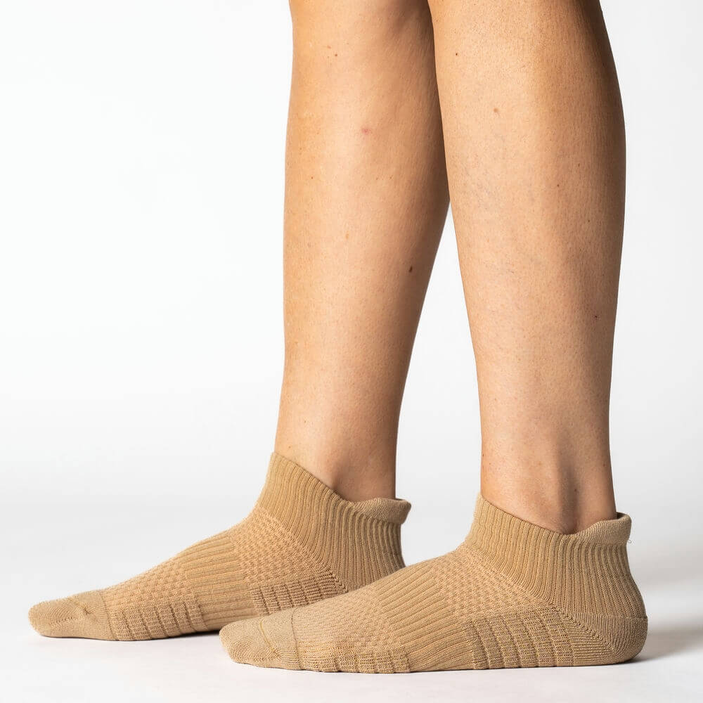 Tan Ankle Compression Socks - Image 3