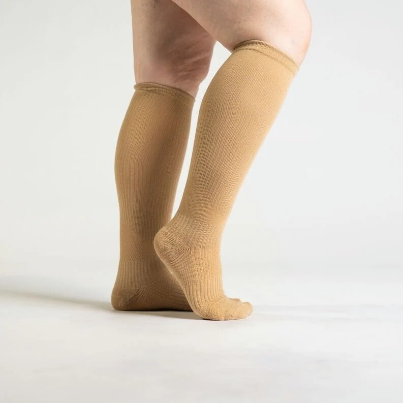 Tan Compression Socks Bundle 3-Pack - Image 3