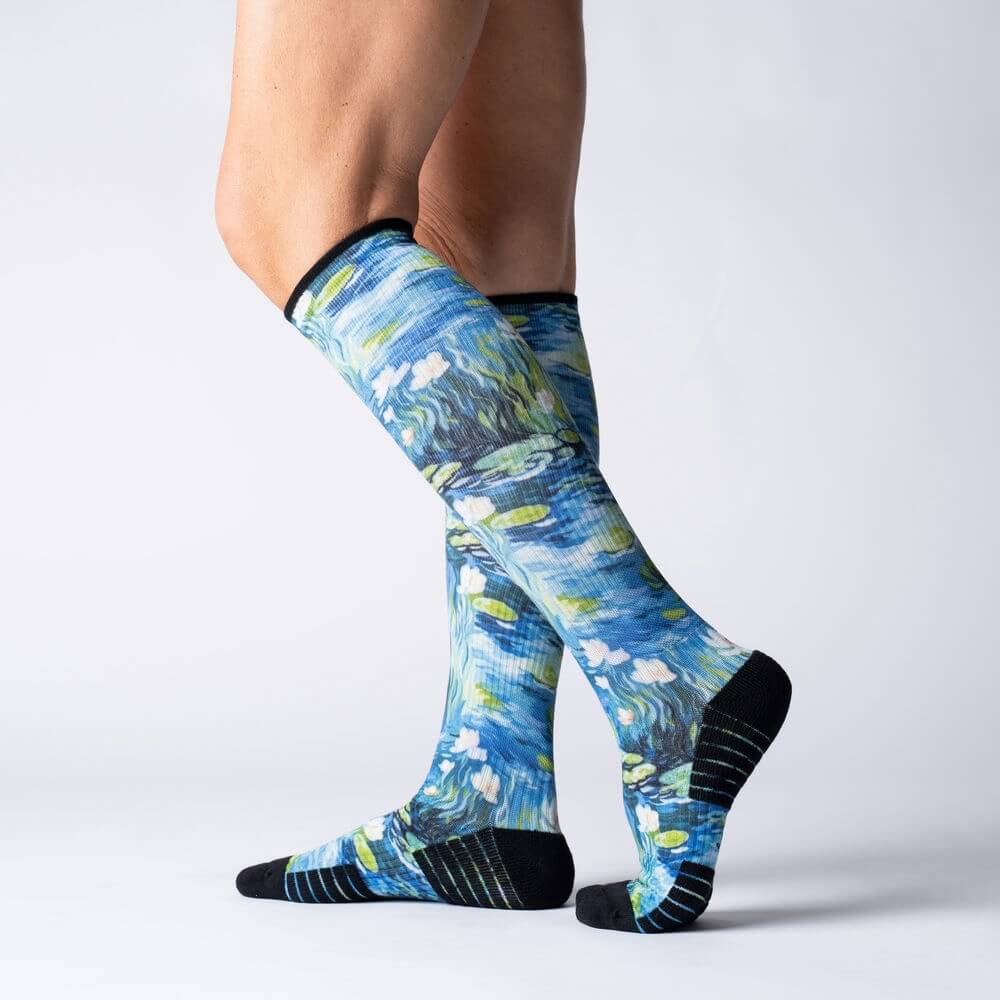 Water Lily Compression Socks - Image 3