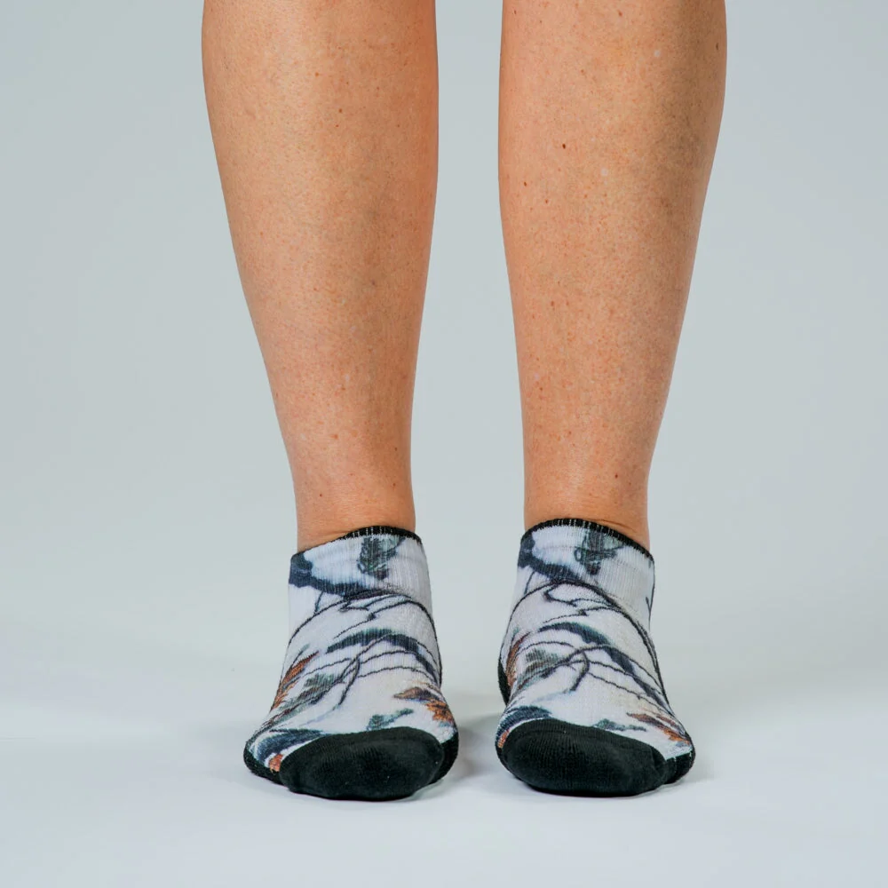 Winter Camo Ankle Compression Socks - Image 2