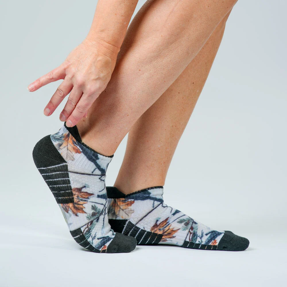 Winter Camo Ankle Compression Socks - Image 3